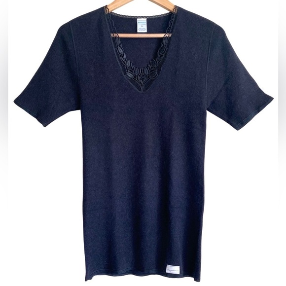 REUMIHELP Women’s Angora Wool Blend Soft Stretchy Neutral Basic Thermal Top XL - Picture 1 of 8